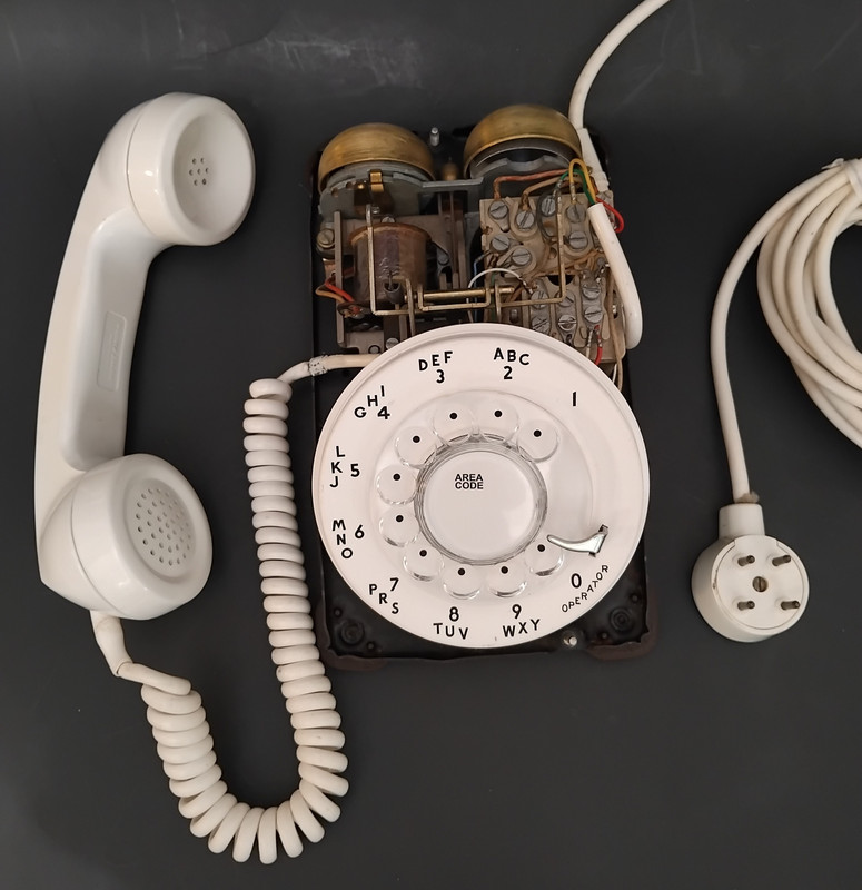 White 500 Rotary Telephone 1960