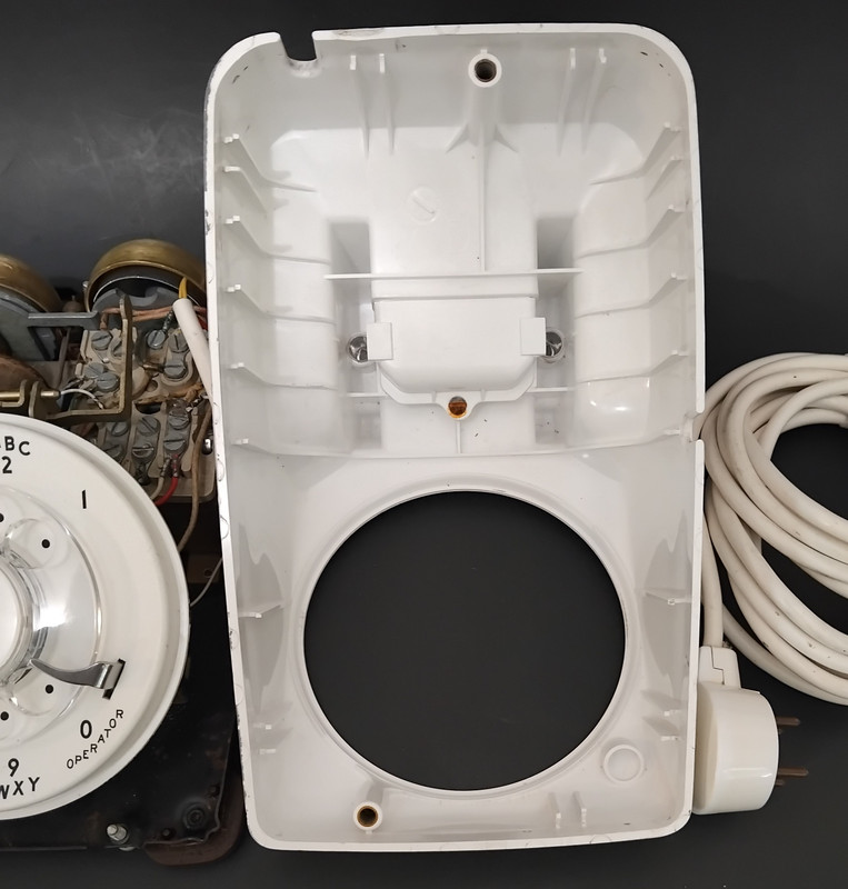 White 500 Rotary Telephone 1960