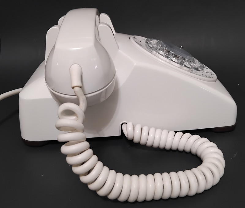 White 500 Rotary Telephone 1960