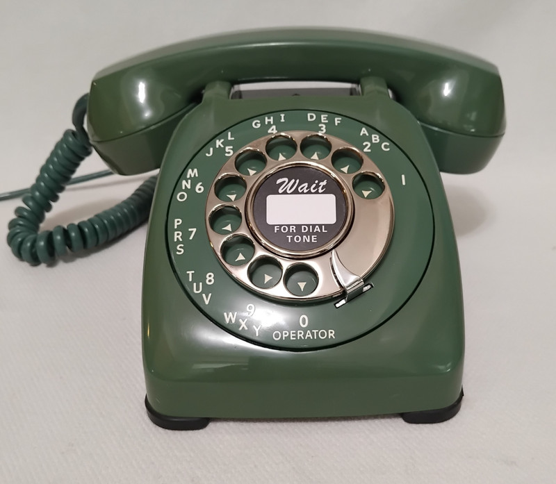 Green Automatic Electric phone AE 80