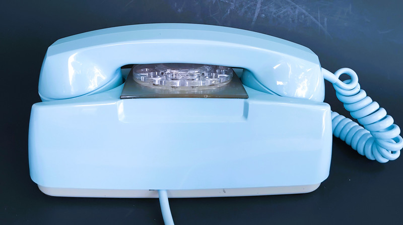Aqua Starlite telephone Automatic Electric