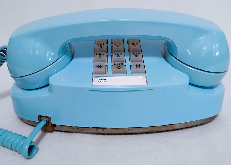 Blue Princess Phone Touch Tone phone