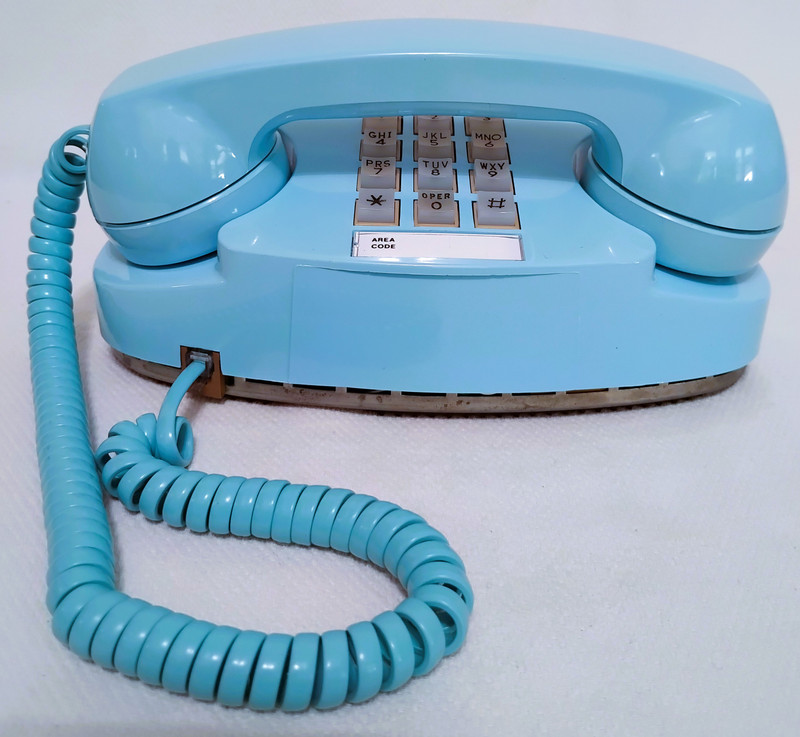 Blue Princess Phone Touch Tone phone