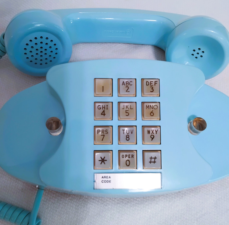 Blue Princess Phone Touch Tone phone