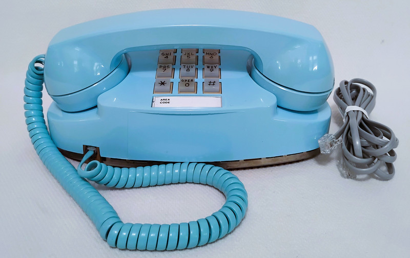 Blue Princess Phone Touch Tone phone