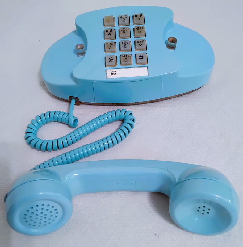 Blue Princess Phone Touch Tone phone