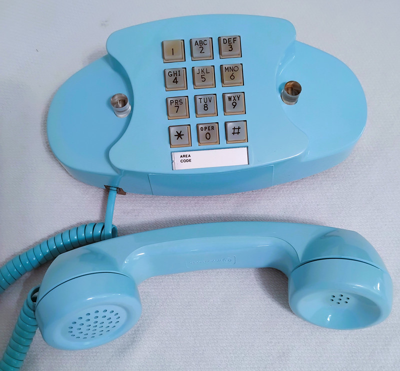 Blue Princess Phone Touch Tone phone