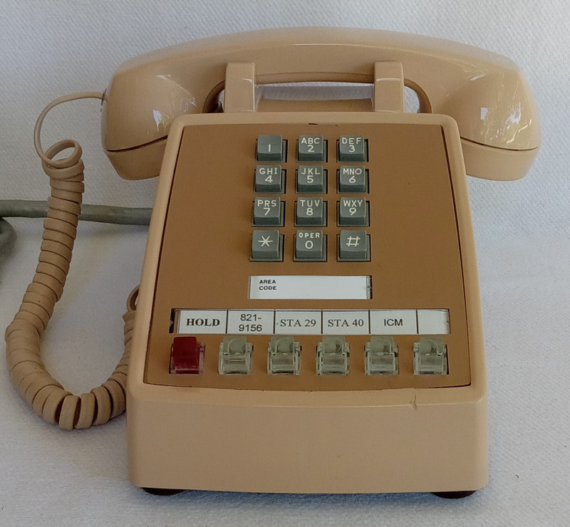 Multi Line touch tone office phone, AT&T with 6 Buttons
