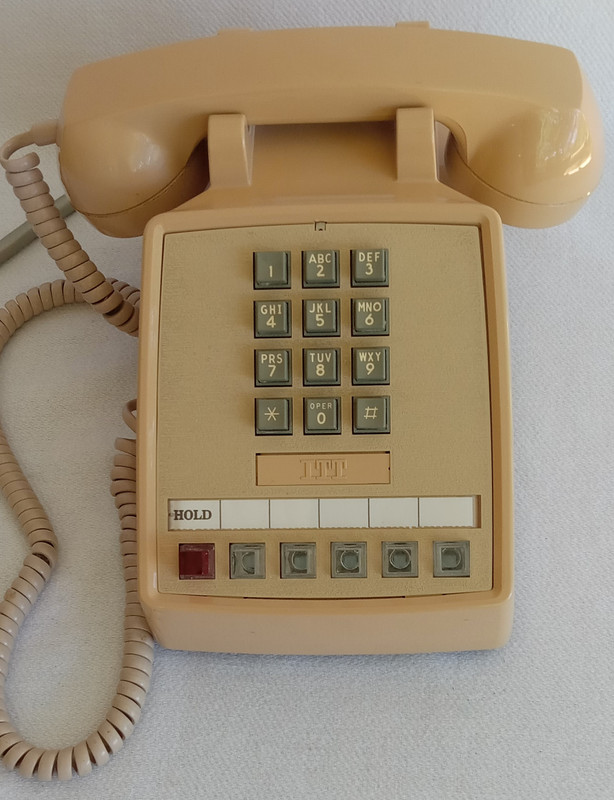 Multi Line touch tone office phone, ITT with 6 Buttons