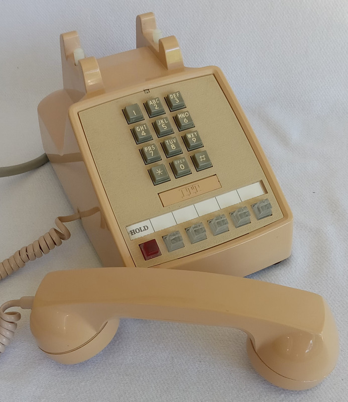Multi Line touch tone office phone, ITT with 6 Buttons