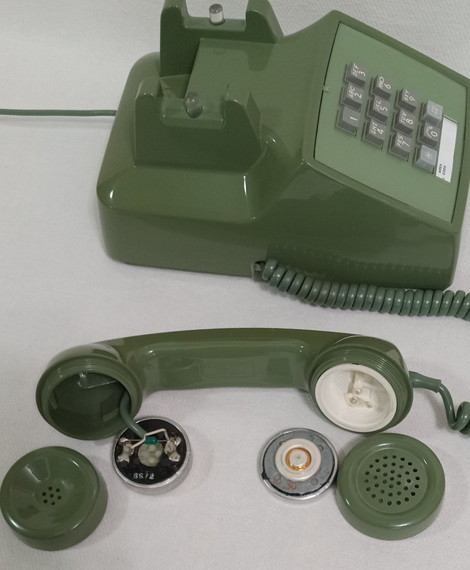 Moss Green Western Electric telephone 2500 touch tone beauty Works  