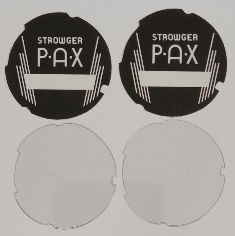 Automatic Electric Dial Card - PAX design cards and lucite discs