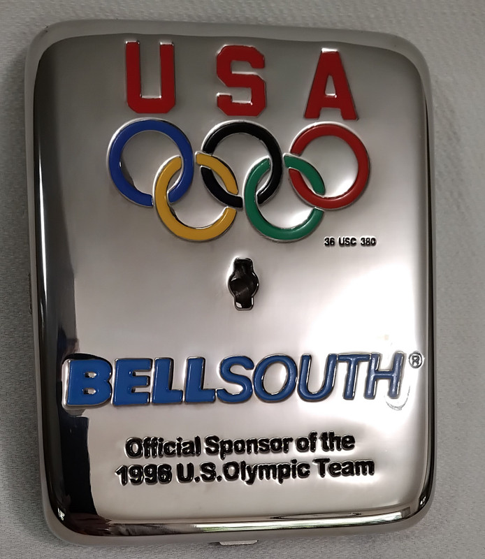 Single slot Payphone1996 Olympic vault door Chrome NOS 