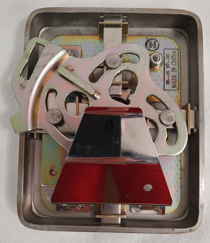 Single slot Payphone1996 Olympic vault door Chrome NOS 