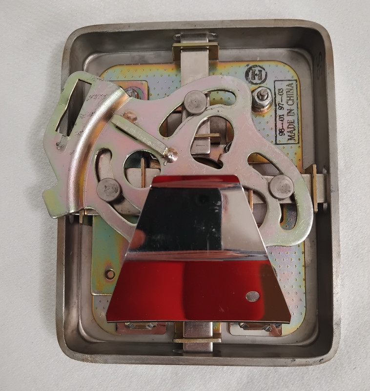 Single slot Payphone1996 Olympic vault door Chrome NOS 