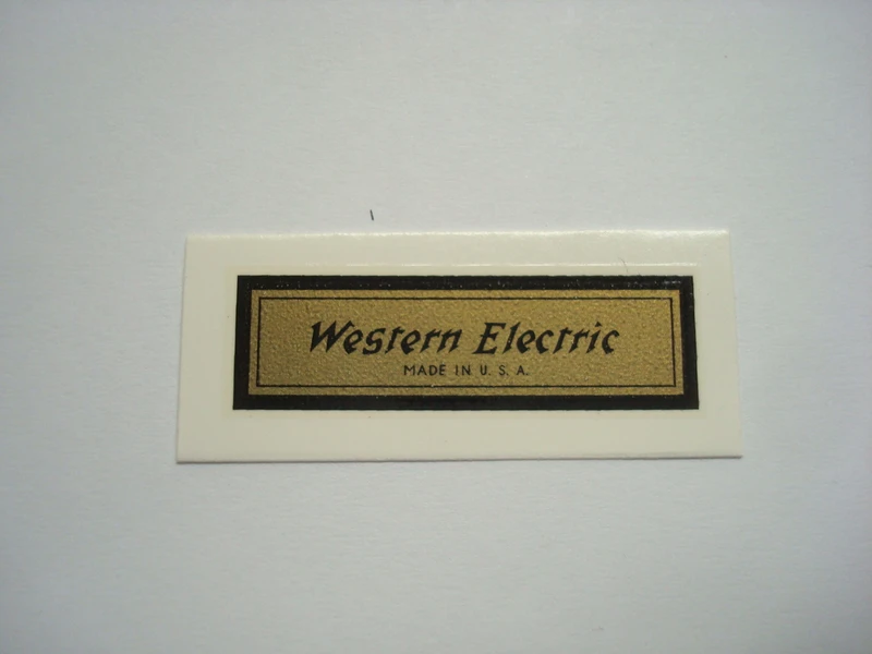  Western Electric Water Decal Lot of 25