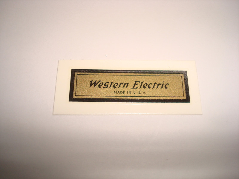  Western Electric Water Decal Lot of 25
