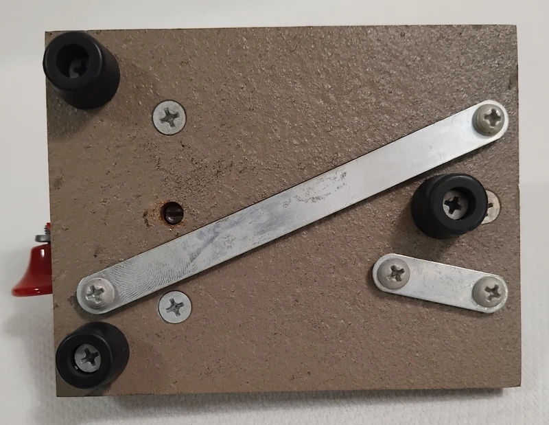  VIBROPLEX  Railroad Telegraph Key Heavy metal base  telegraph