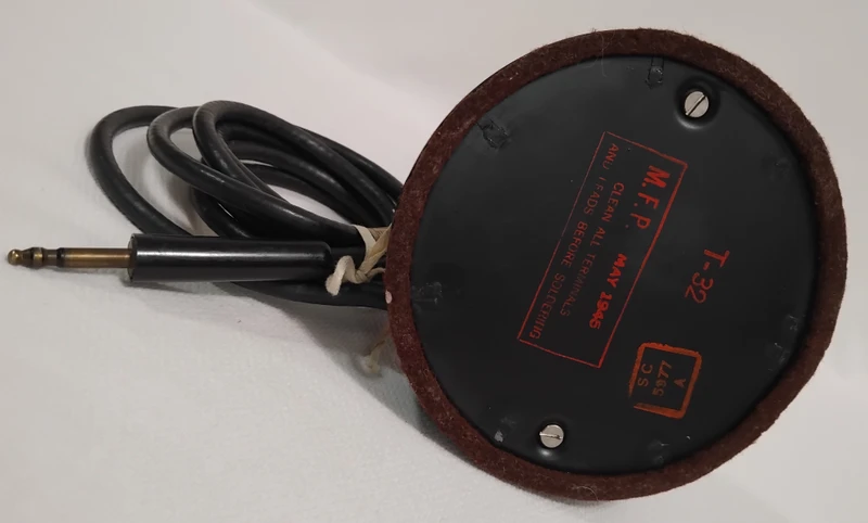 Kellogg Microphone T-32 Press to Talk Phone, Like New