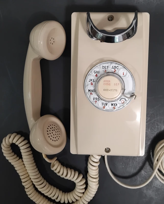    Western Electric 354 ivory Wall telephone  