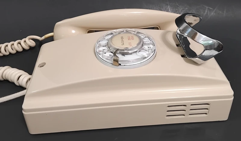    Western Electric 354 ivory Wall telephone  