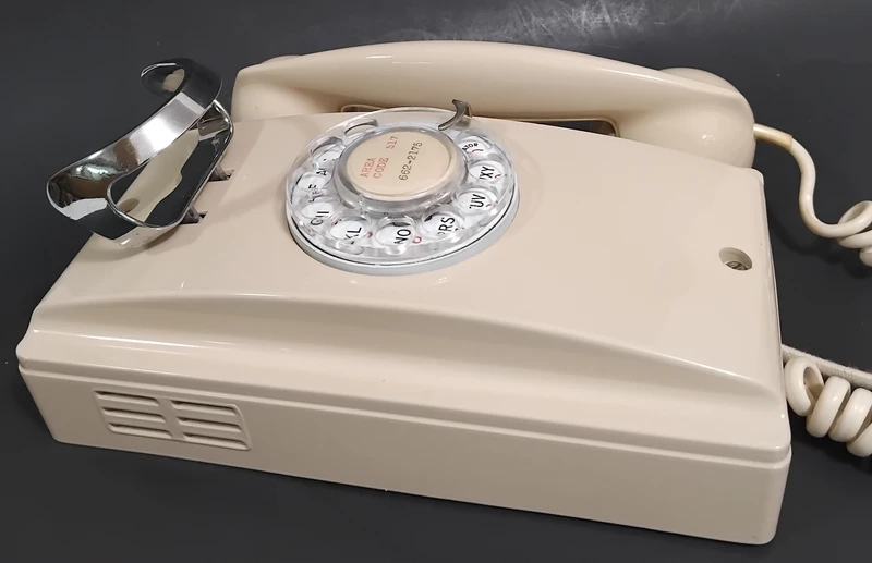    Western Electric 354 ivory Wall telephone  