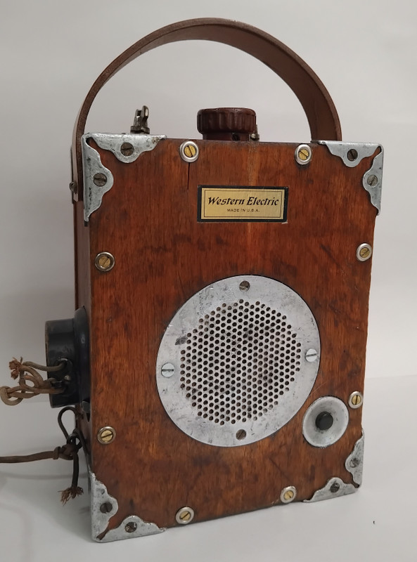 Rare 1895 Western Electric Linemans wood Phone- Tester 