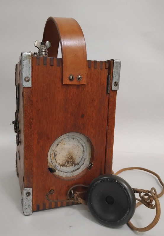 Rare 1895 Western Electric Linemans wood Phone- Tester 