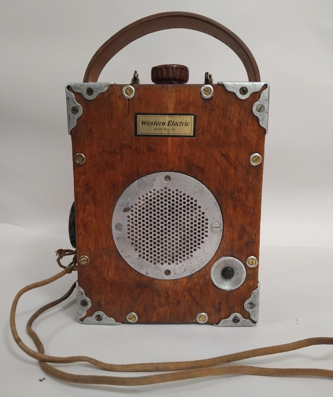 Rare 1895 Western Electric Linemans wood Phone- Tester 