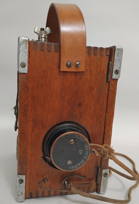 Rare 1895 Western Electric Linemans wood Phone- Tester 