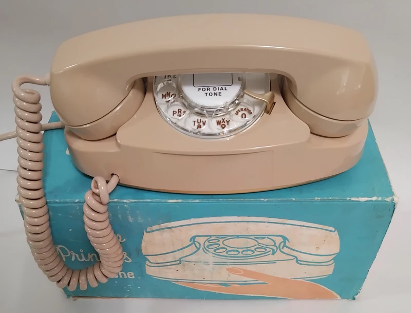 Beige Princess phone 701B  NOS  New in Box