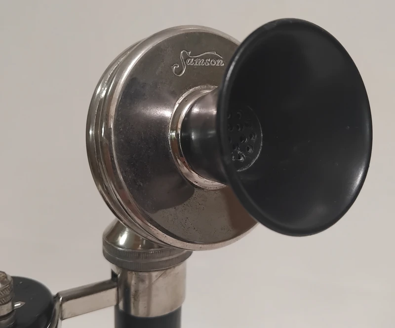 Samson candlestick telephone with outside terminal receiver 1905