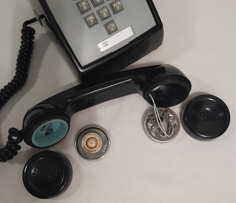   1500 Western Electric Touch tone phone  Black 10 button 