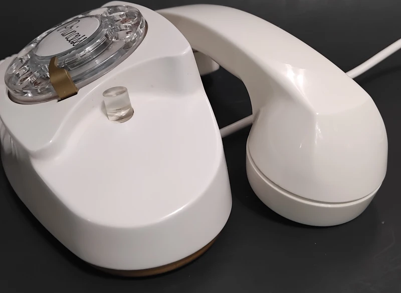 White Western Electric Princess  telephone 702B