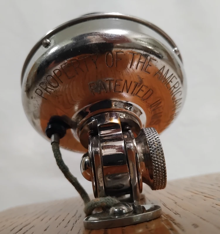 135A Oak party line Wall  phone 1903 Longpole receiver 
