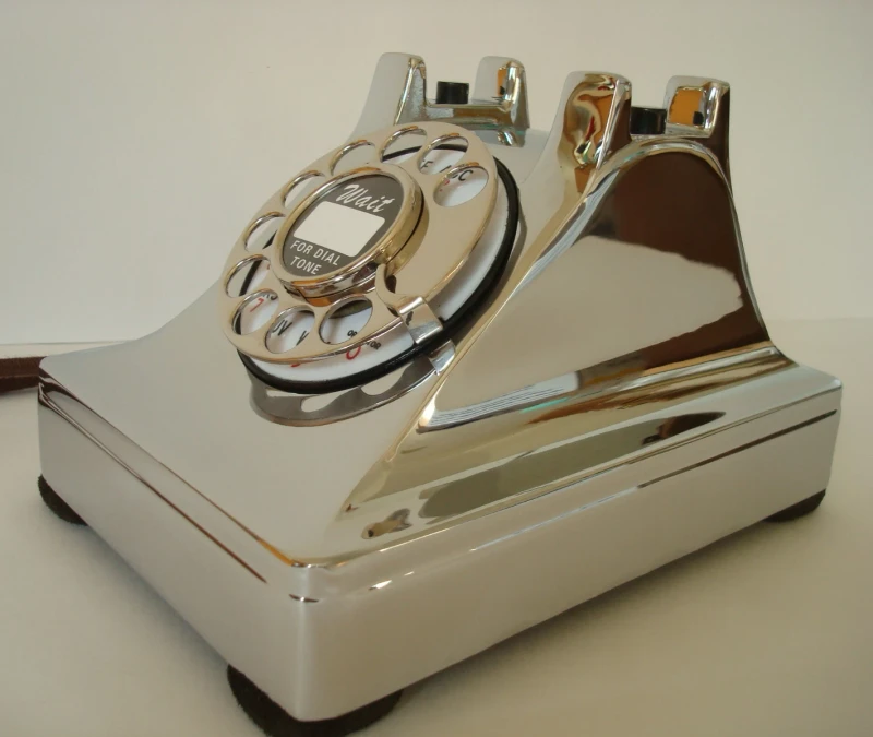 Antique Western Electric telephone Model 302 "PREWAR" Restored Chrome Beauty