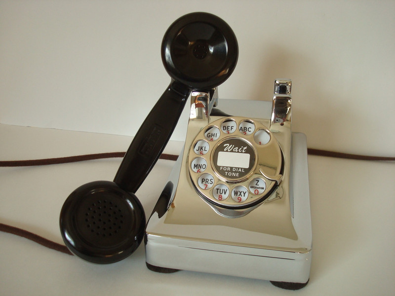 Antique Western Electric telephone Model 302 "PREWAR" Restored Chrome Beauty