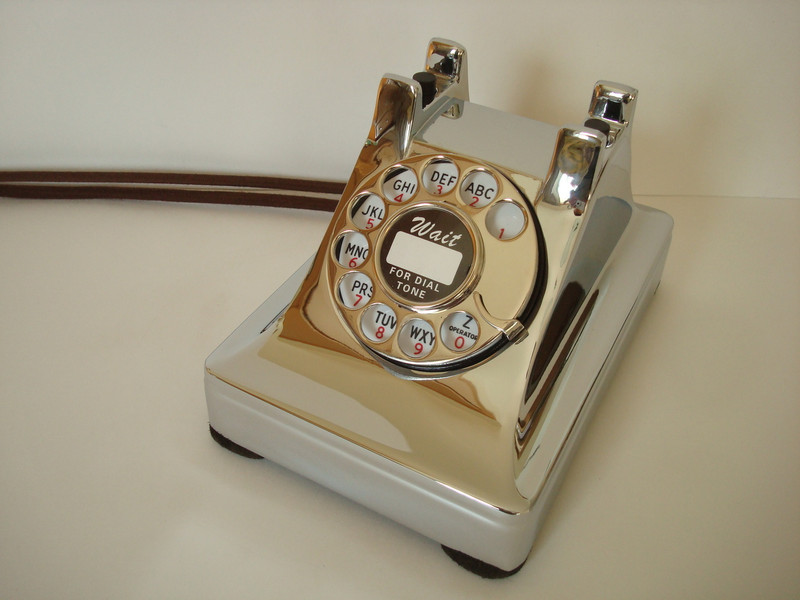 Antique Western Electric telephone Model 302 "PREWAR" Restored Chrome Beauty