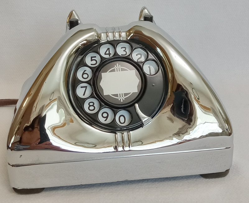 Conneticuit Electric Chrome toaster phone TP6A Army signal corps 