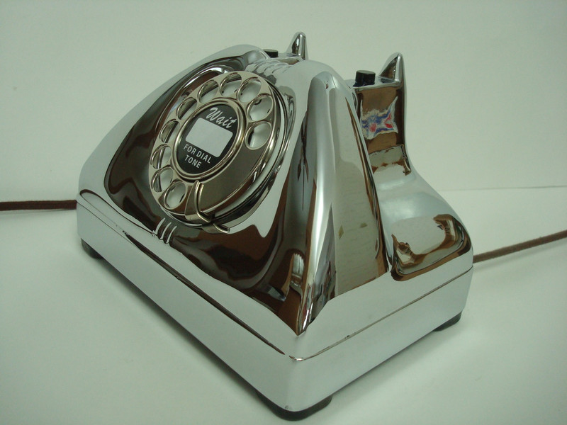 Conneticuit Electric Chrome toaster phone TP6A Army signal corps 