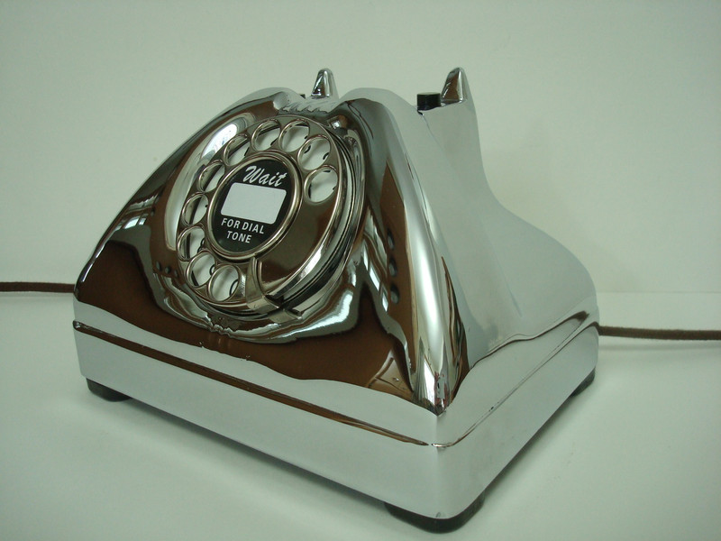 Conneticuit Electric Chrome toaster phone TP6A Army signal corps 