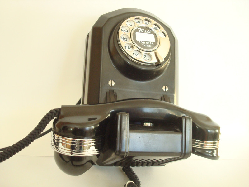 AE35   Monophone  Art Deco wall telephone 