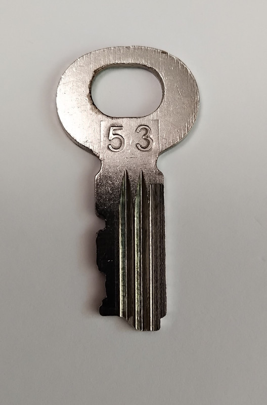 3 slot payphone upper housing Key 29S  
