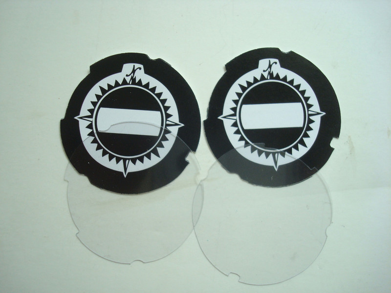 North Electric Dial Number Cards and Lucite Discs