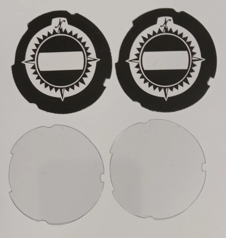 North Electric Dial Number Cards and Lucite Discs
