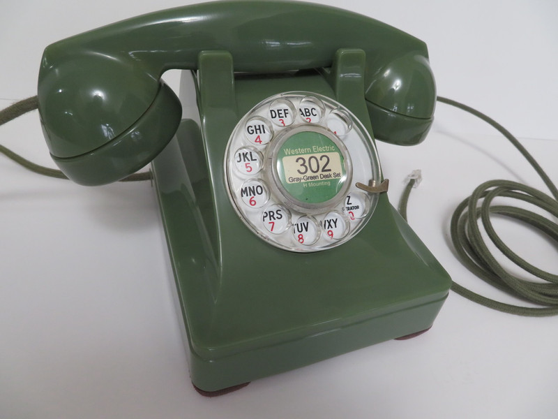 Western Electric Green 302 Telephone