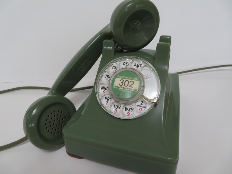 Western Electric Green 302 Telephone