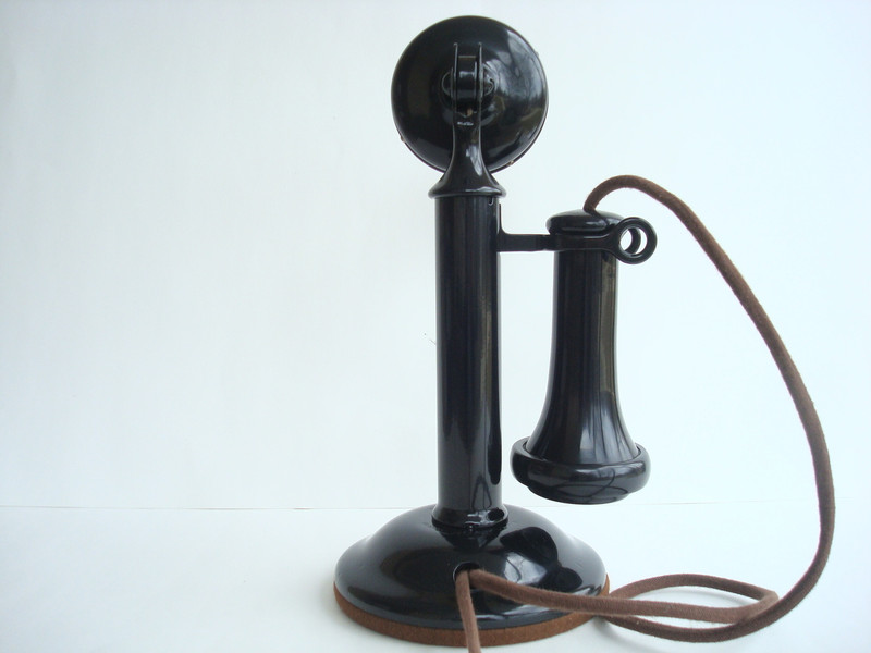 Western Electric candlestick telephone 40AL   Original Working  phone 