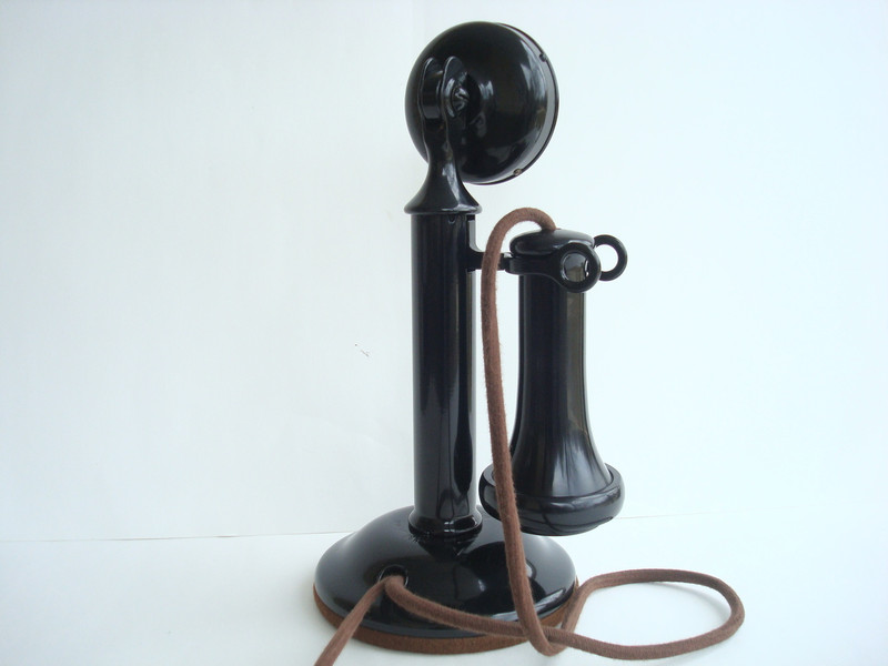 Western Electric candlestick telephone 40AL   Original Working  phone 