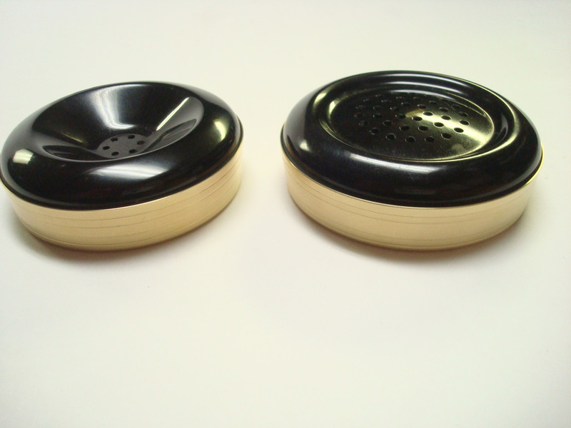 F1 handset polished  Brass band set with caps 